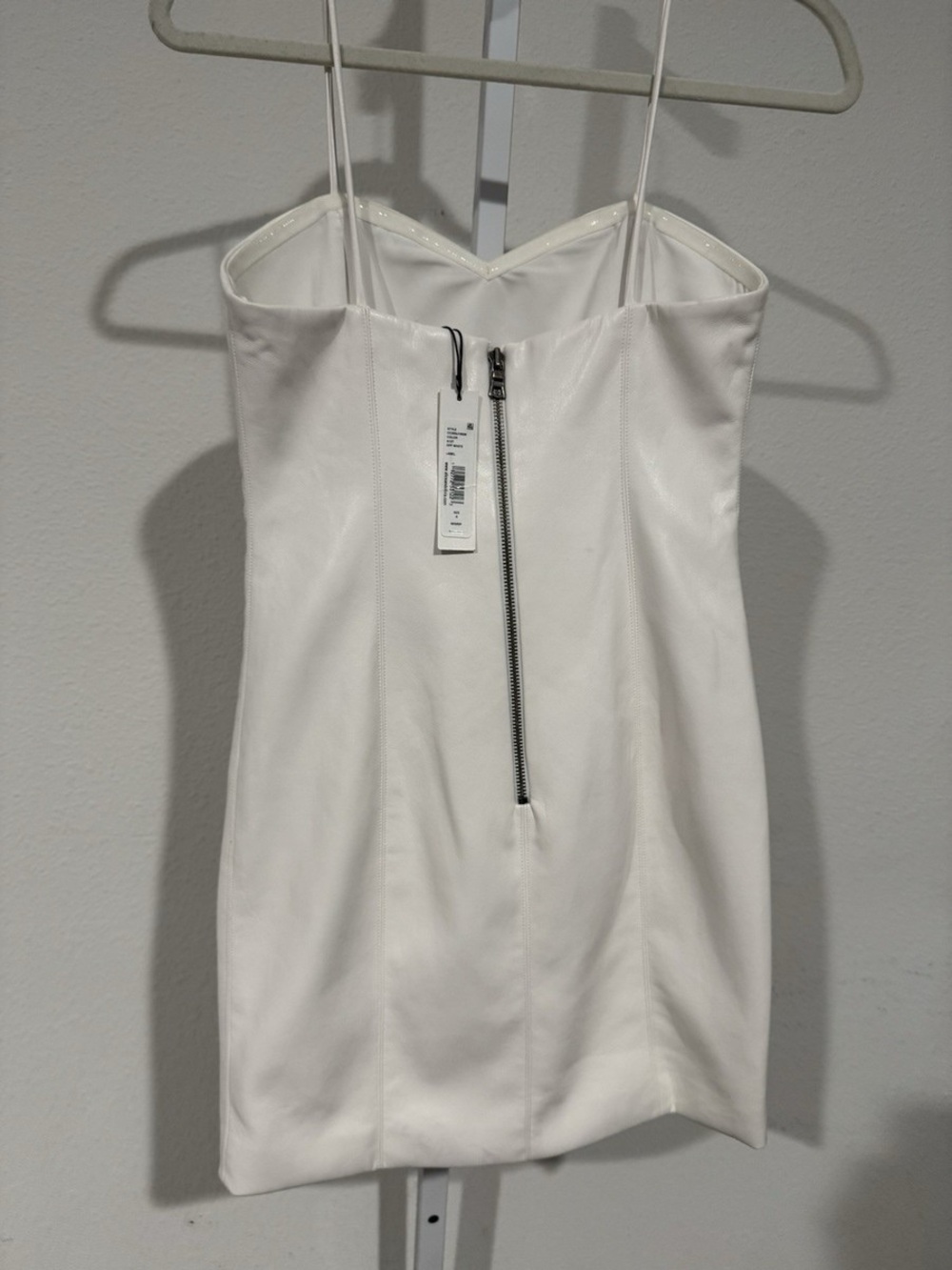 Alice and Olivia Fifi Vegan Leather Mini Dress - Picture 5 of 5